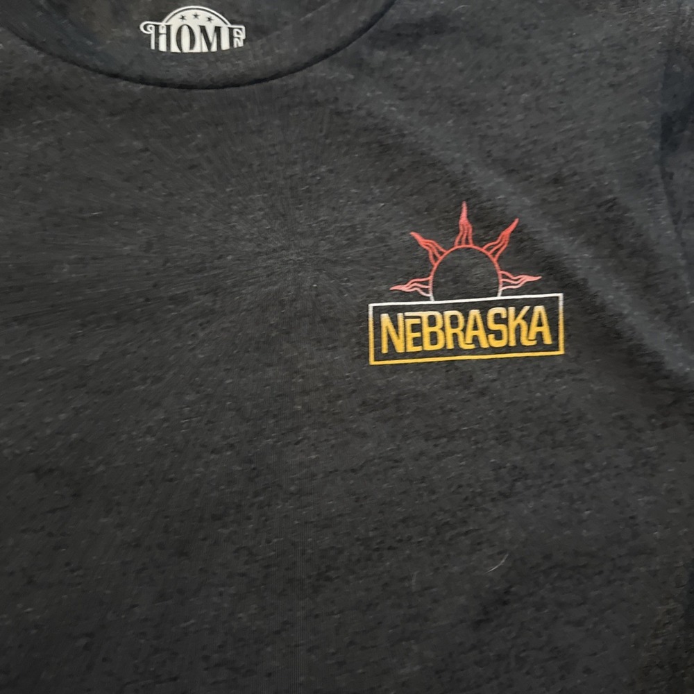 Home Free Nebraska Gray T-Shirt Size Small